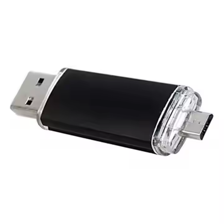 2 In 1 OTG 16GB Micro USB Drive USB-A USB-B Memory Disk High Speed Flash Drive