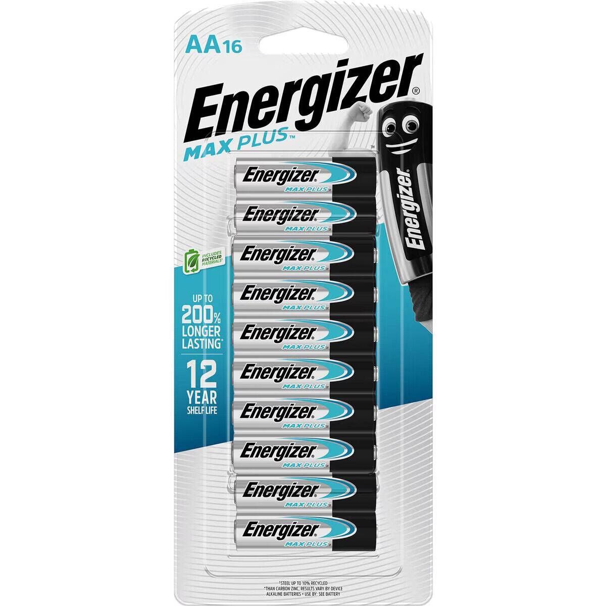 32 / 30 / 16 / 15 / 12 / 10 pack Energizer Max Plus Advanced AA Batteries