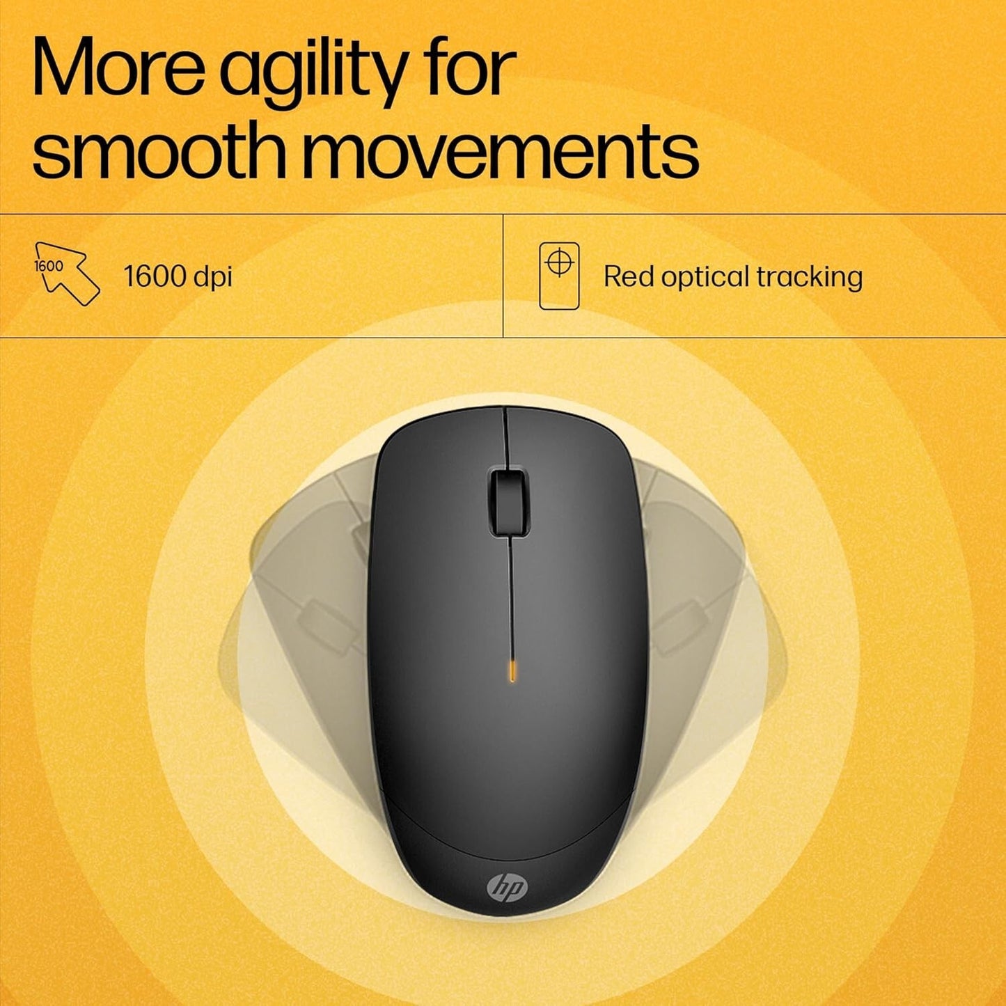 HP 230 Wireless 2.4GHz Full-size Keyboard and Mouse Set Black Colour