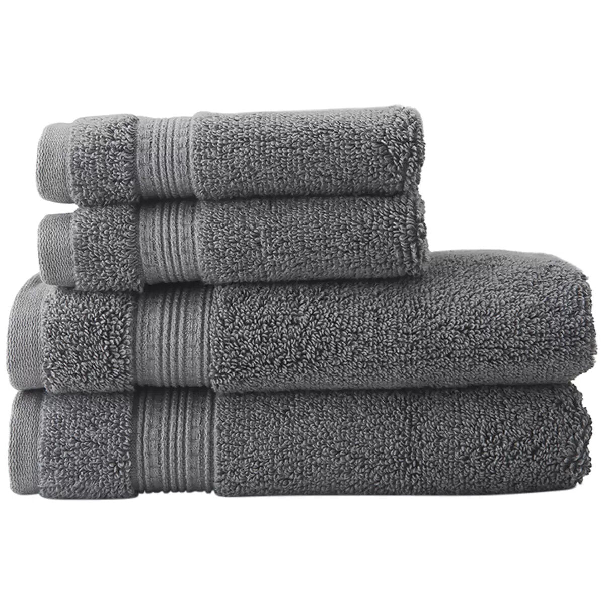 Grandiose 4 Pack Hotel Quality 100% Cotton Hand & Face Washer Towel Sets