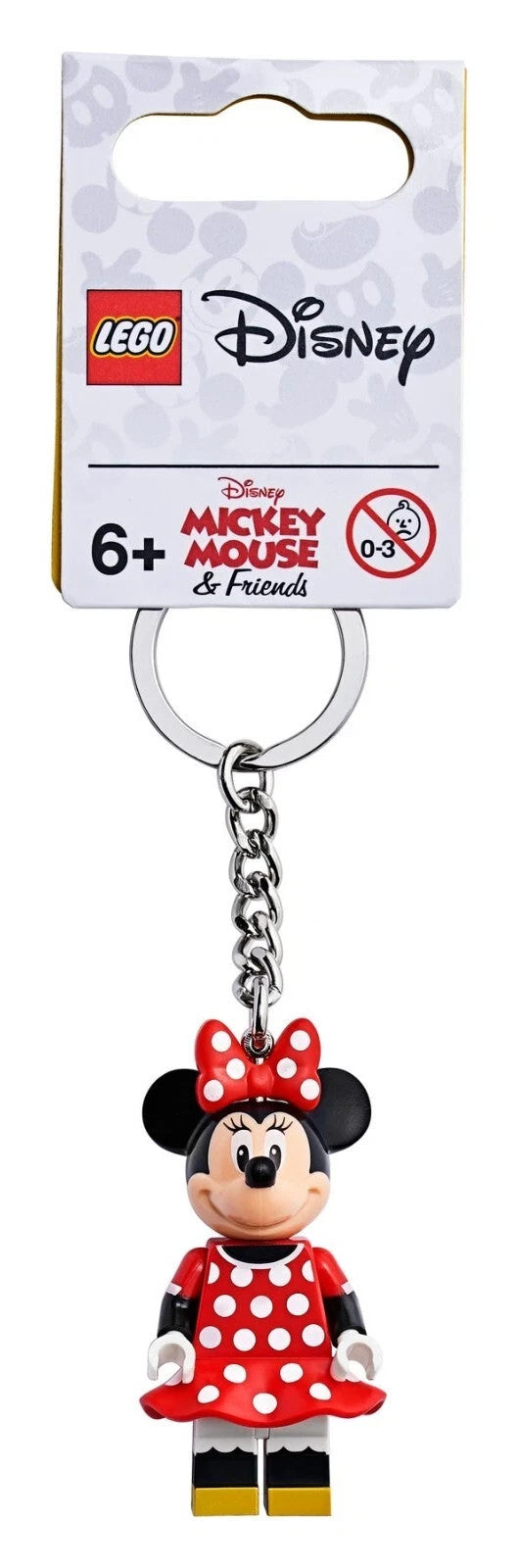 LEGO Minnie Mouse 853999 Disney Mickey Minifigure Keychain Keyring Key Chain New