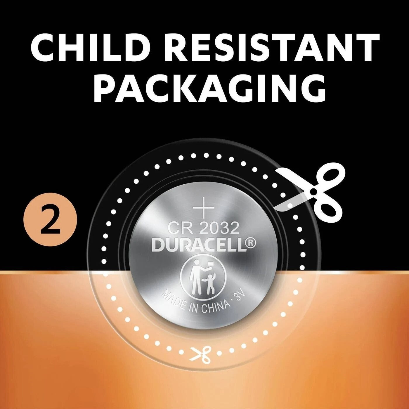 DURACELL CR2032 LITHIUM COIN BATTERY 3V  1-5 Pack  New & Sealed