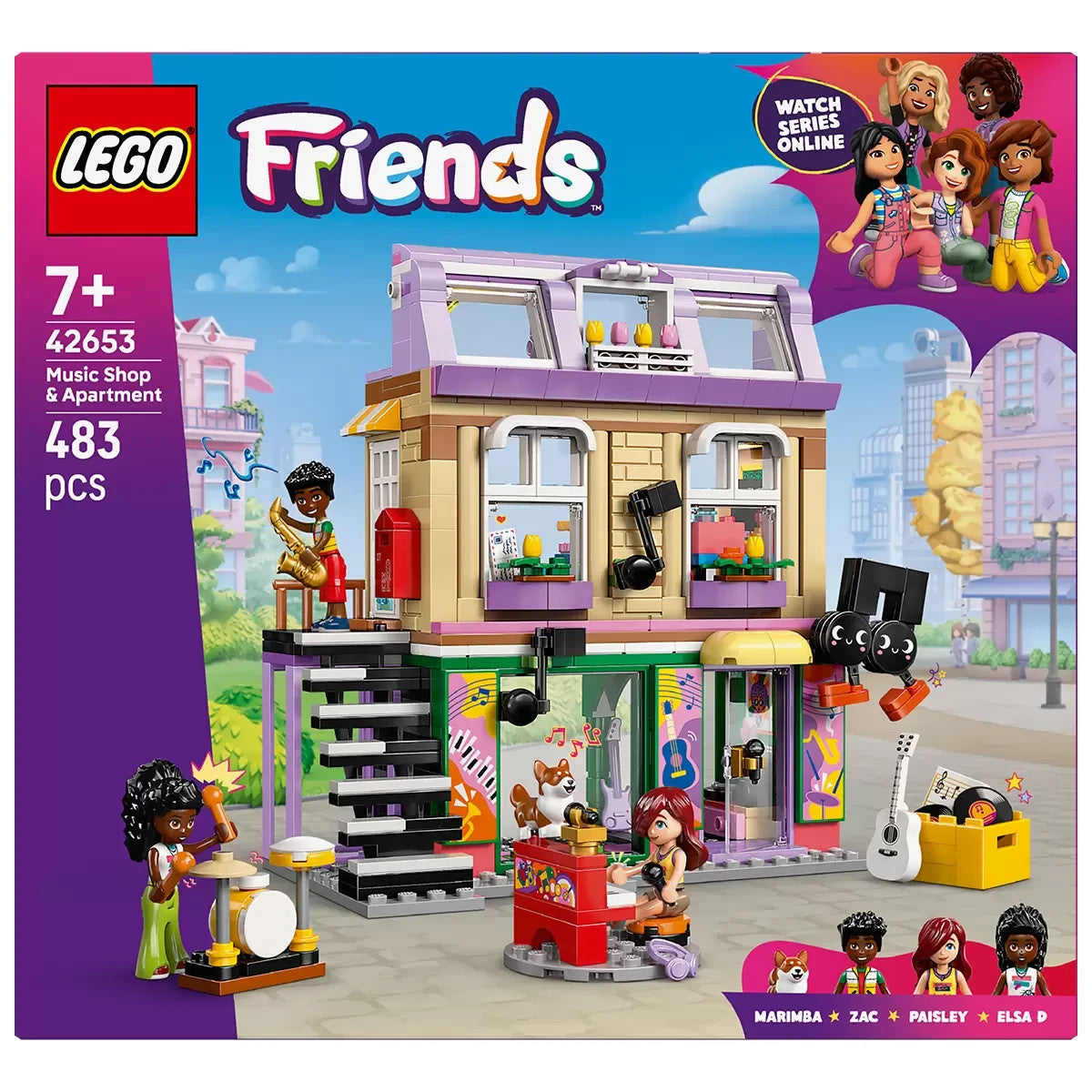 LEGO 42653 Friends - Music Store and Apartment NEW