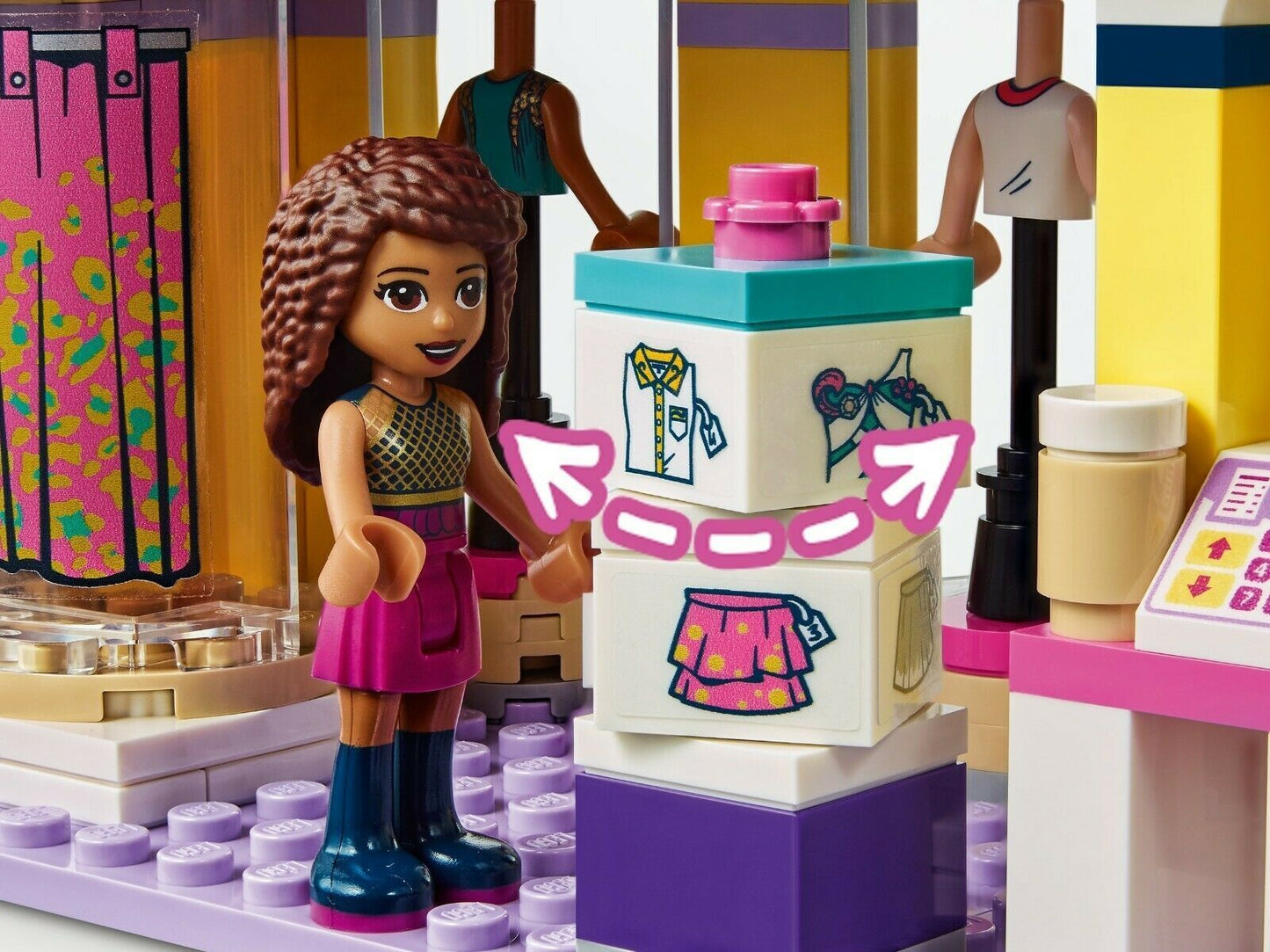 LEGO Friends Emma’s Fashion Shop 41427 Building Kit Age 6+ Brand New