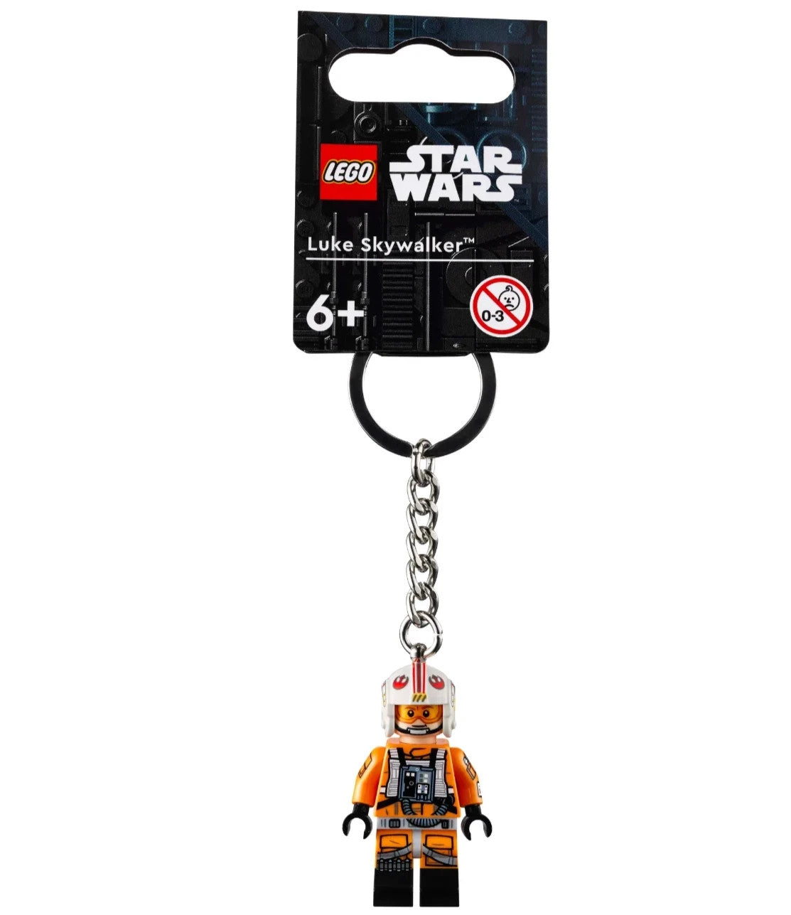 LEGO LUKE SKYWALKER KEYRING STAR WARS 854288 KEYCHAIN X-WING PILOT RARE BNWT