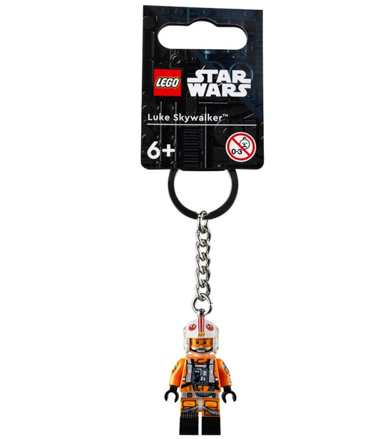 LEGO LUKE SKYWALKER KEYRING STAR WARS 854288 KEYCHAIN X-WING PILOT RARE BNWT