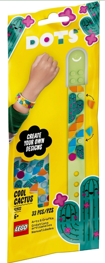 LEGO DOTS Cool Cactus Bracelet 41922 Age 6+