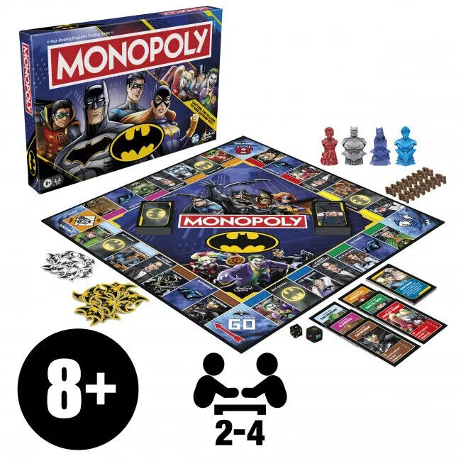 Monopoly Batman Edition Board Game NEW