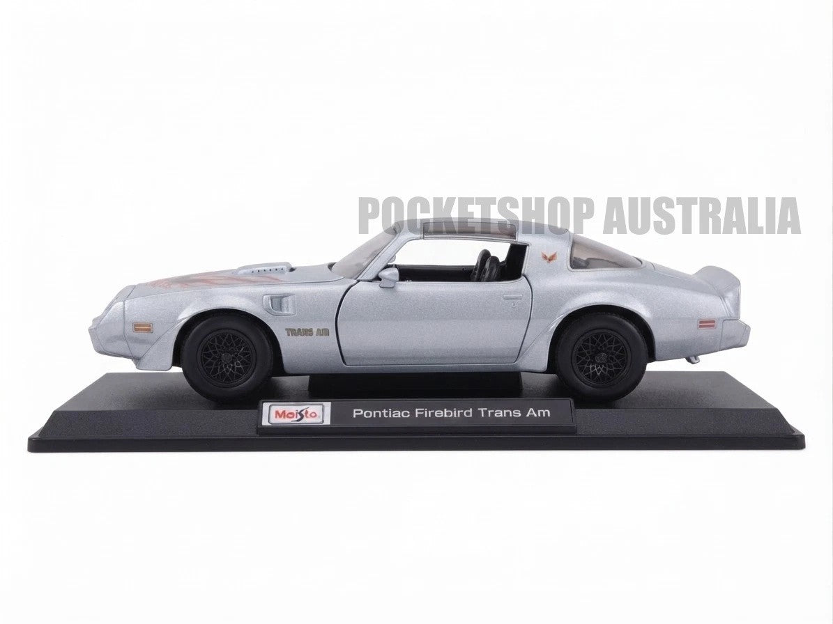 Maisto 1:18 Diecast Special Edition – Pontiac Firebird Trans Am (Silver)