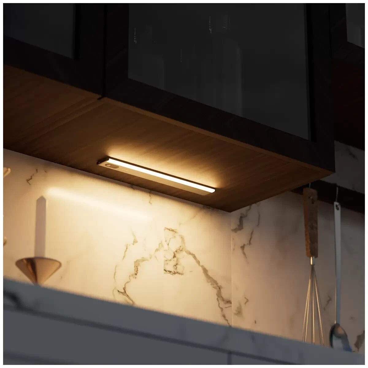 Yeelight Ultra Thin Induction Cabinet Light 2 Pack Dimmable Rechargeable New