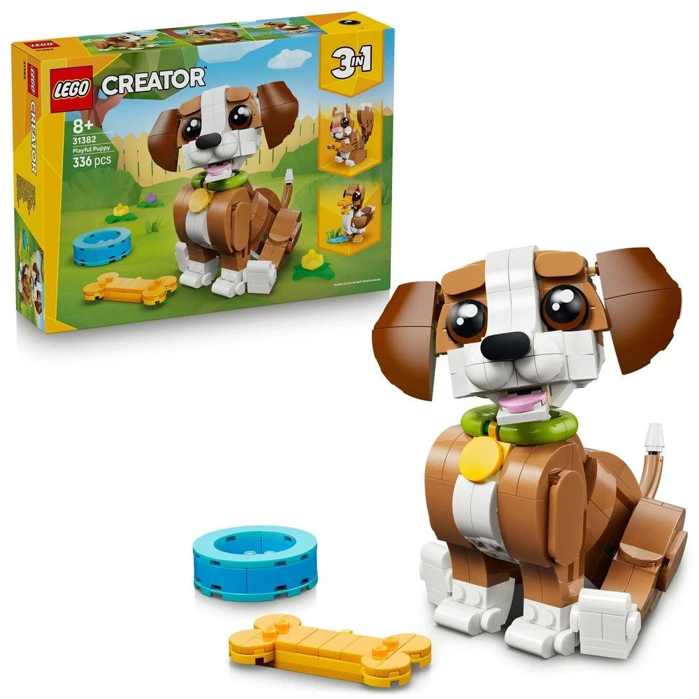 LEGO Creator 31382 – Cute Animals: Playful Puppy 3-IN-1