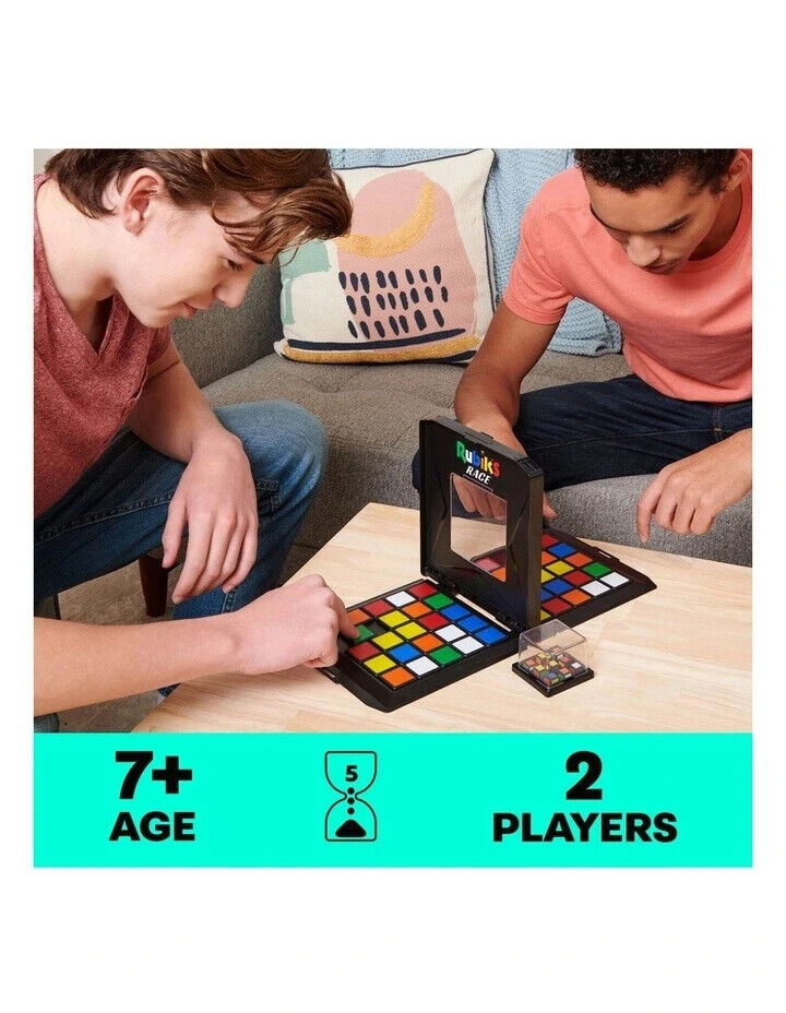 Genuine Original Rubik's RACE Game Toy Puzzle Board Kids Strategy Magic Blocks