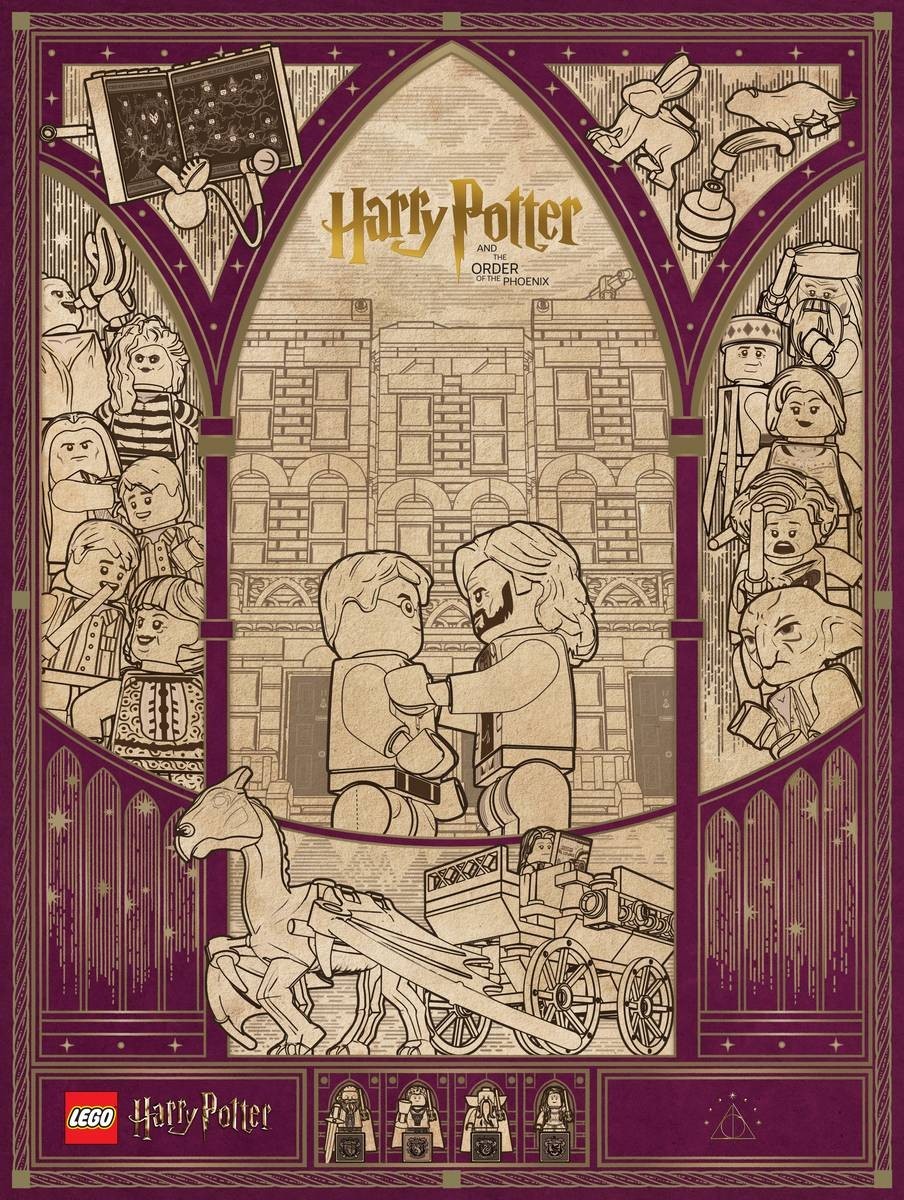LEGO Insider Harry Potter 5009085 Art Print Posters 2nd Edition 5-8 Set of 4