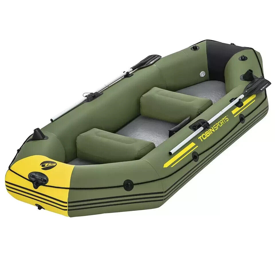 Tobin Sports Canyon Pro 3 Person Inflatable Raft Set Inflatable Boat Rib Boat