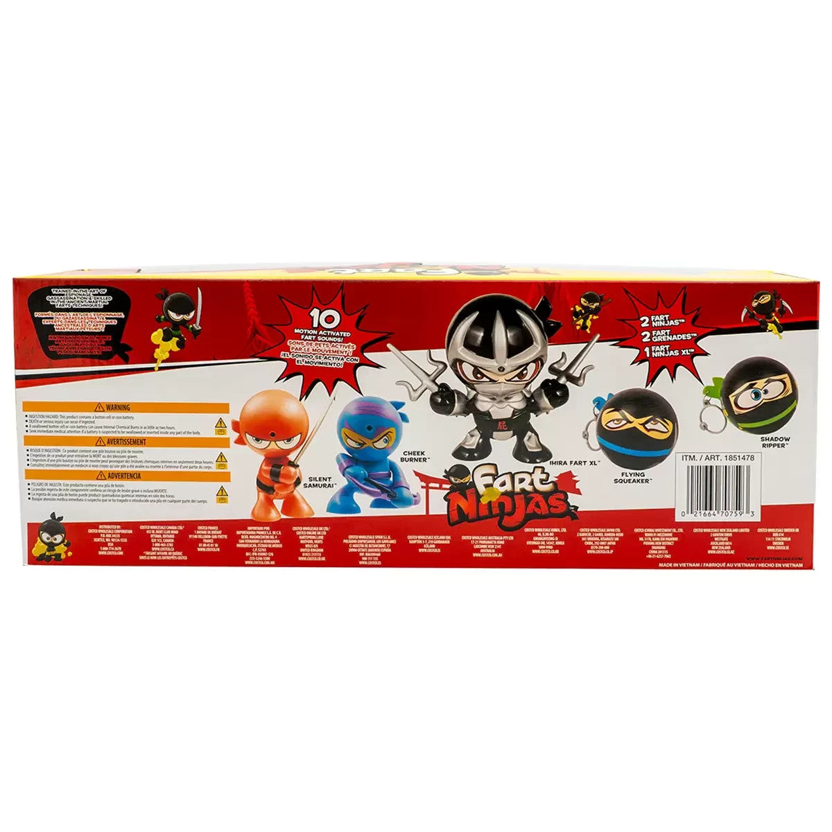 Funrise Fart Ninjas 5 Pack – Flatulence Fighters