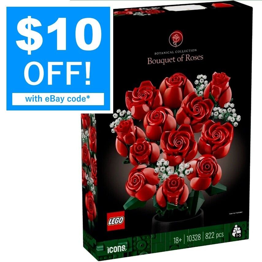 LEGO 10328 Icons Bouquet of Roses Age 18+ 822pcs