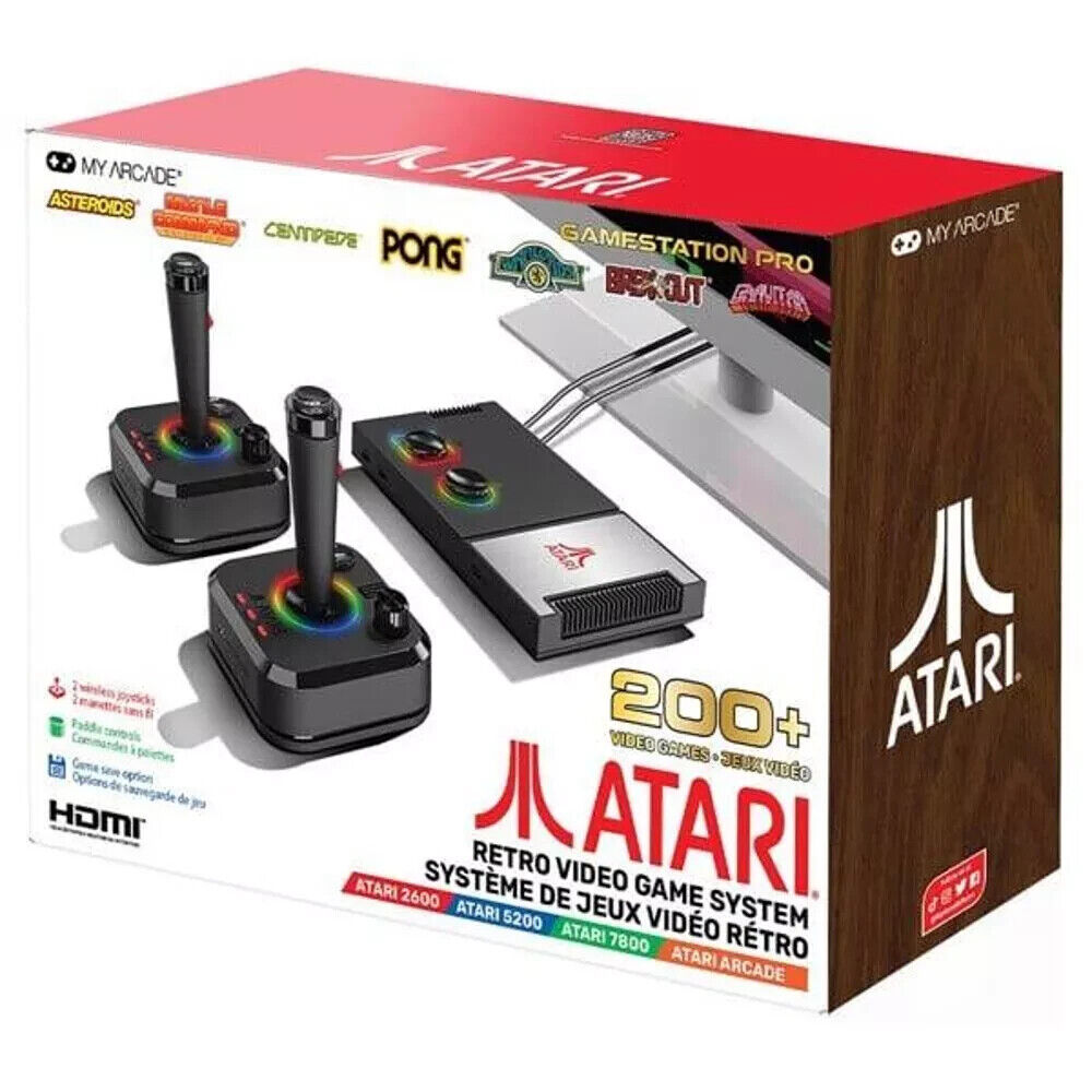 Atari Game Station Pro Retro Console HDMI Official Licensed Build-in 200+ Games