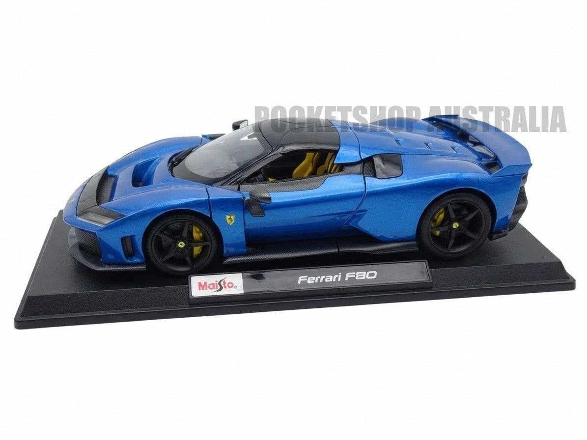 Maisto 1:18 Diecast Special Edition – Ferrari F80 (Blue)