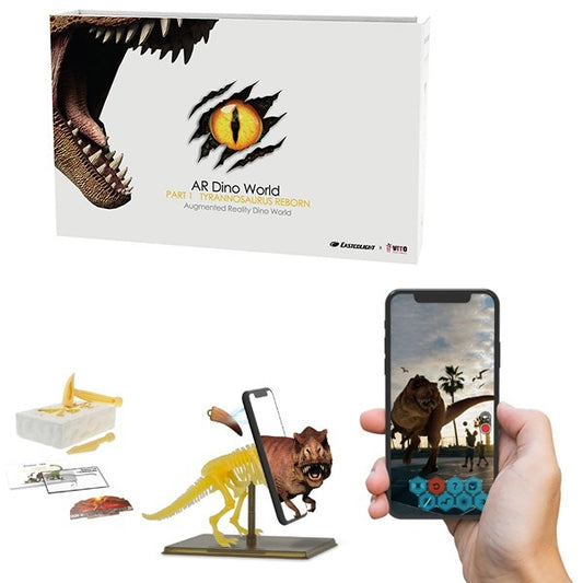 AR Dino World Tyrannosaurus Reborn Building Model Kit with Free iOS Andriod App
