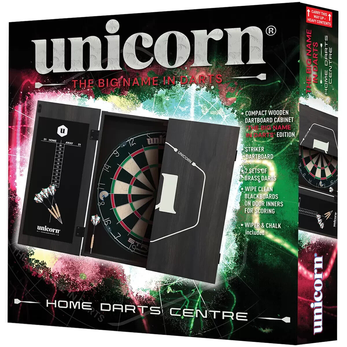 Unicorn Dart Board Centre 2 Sets of Darts Scoreboard Maestro Gary Anderson