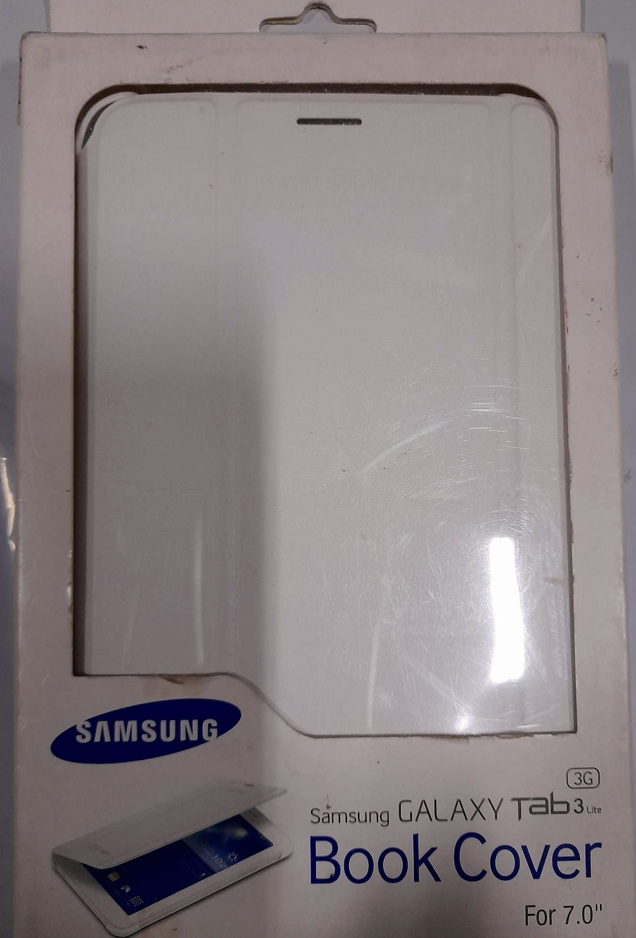 Samsung Galaxy Tab 3 Lite For 7.0" Book Cover White Brand New