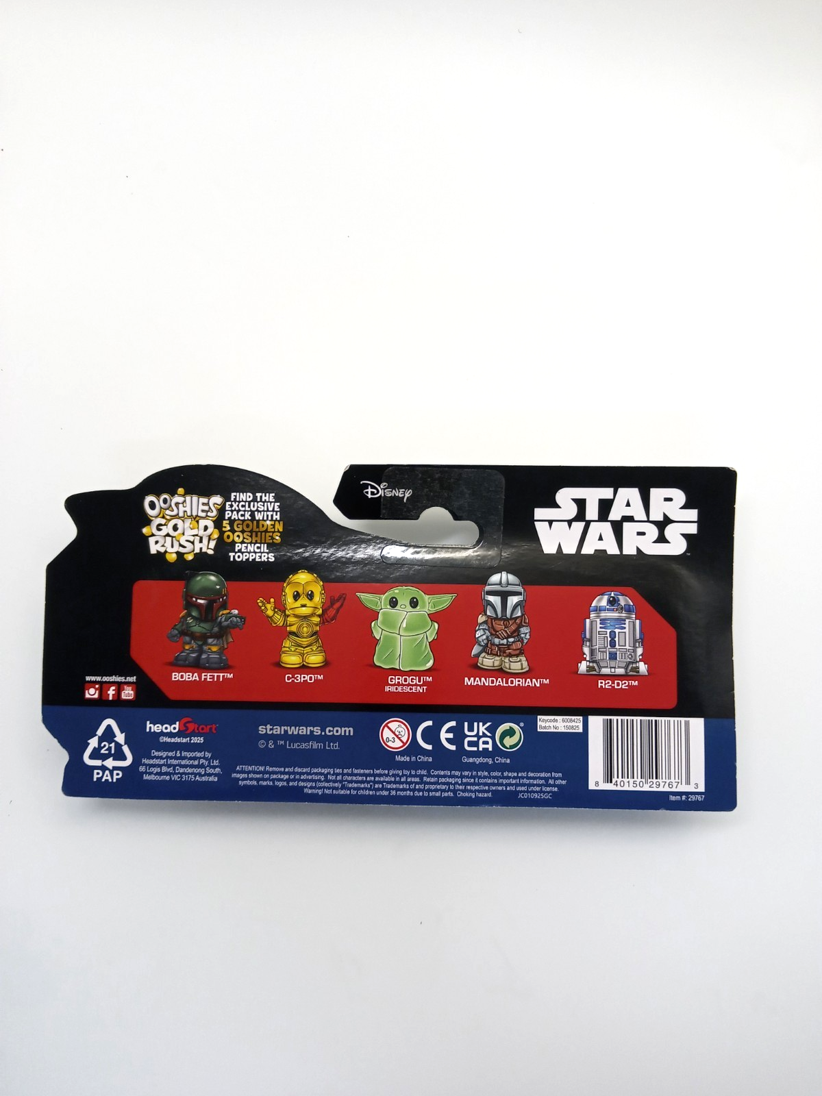 Ooshies Star Wars Gold Rush Standard 5-Pack