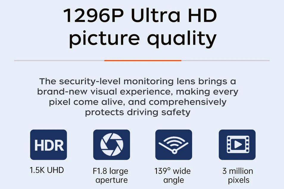 Dahua Mini Dash Camera M6 1296P UH resolution night imaging Wifi GSensor Detect