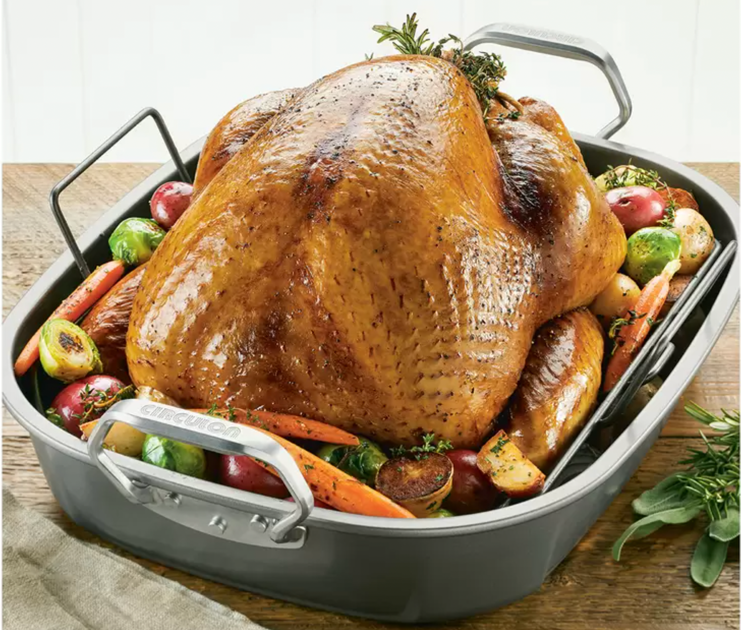 Circulon Oval Roaster With Rack 45cm x 38cm