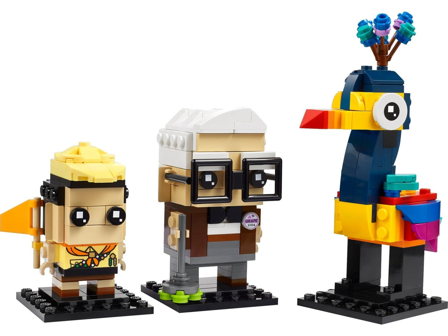 LEGO 40752 Brickheadz Disney's UP – Carl, Russell & Kevin
