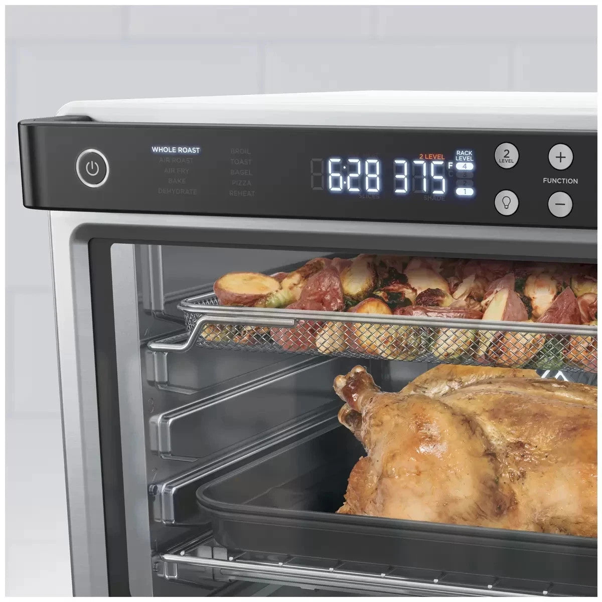 Ninja Foodi 8-in-1 Pro Air Fry Oven Extra Large Black/Grey DT200 - Free Shipping