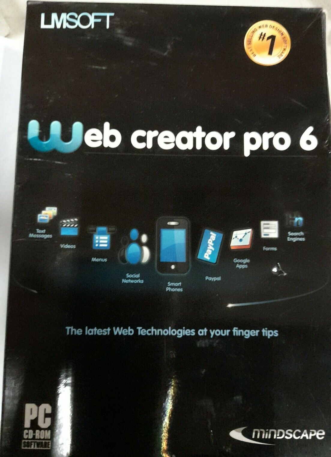 Mindscape LMSOFT Web Creator Pro 6 No1 Best Selling Web Design Software PCCDROM 