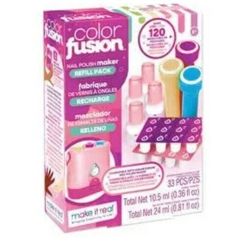 Colour Fusion: Nail Polish Refill - Make It Real Gift for Birthday Kids