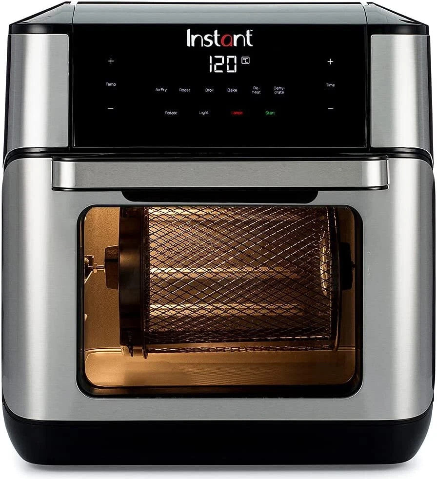 Instant Pot Vortex Plus 7-in-1 Air Fryer, Oven, Stainless Steel, 10L Silver