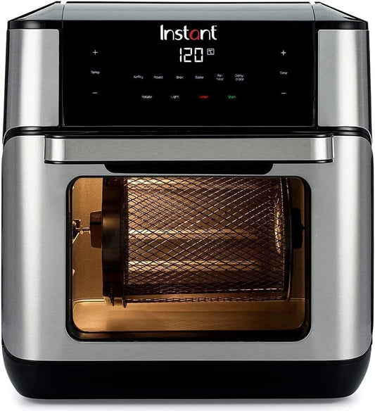Instant Pot Vortex Plus 7-in-1 Air Fryer, Oven, Stainless Steel, 10L Silver