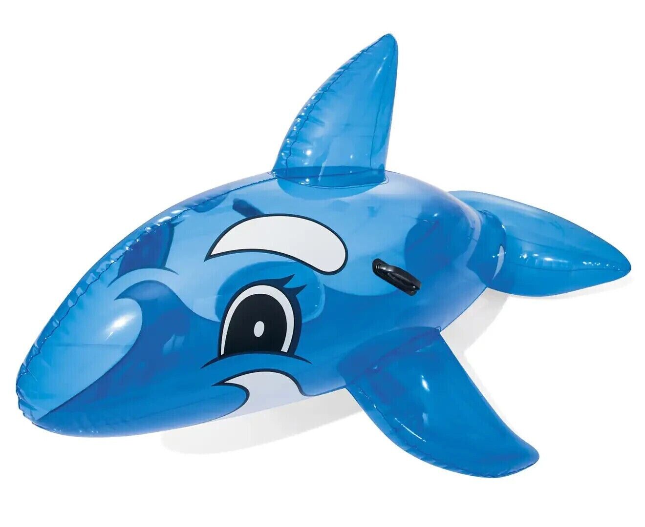 Inflatable Whale Pool Toy Ride On Float Water Play Ride On Swimming Pool Rider