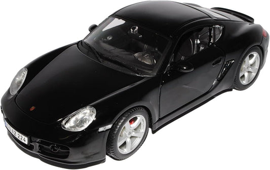 Maisto 1:18 Porsche Cayman S Black Die Cast Toy Diecast Car