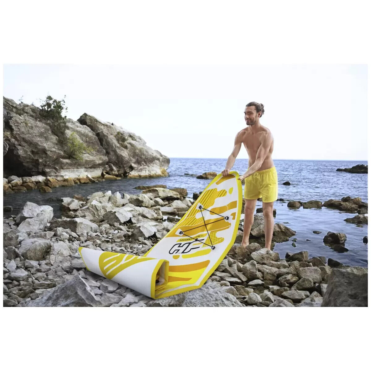 Hydro-Force Aqua Cruise Inflatable Stand Up Paddleboard Set 3.2M SUP