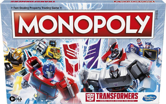 Monopoly Transformers Board Game Decepticon Autobot Optimus Prime Token 