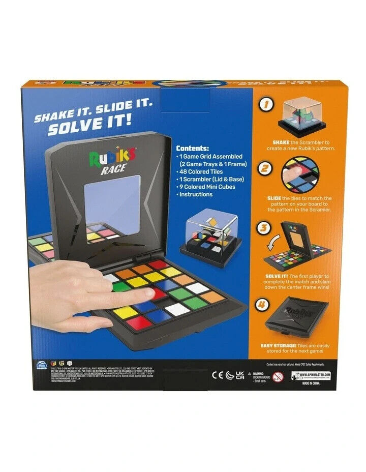 Genuine Original Rubik's RACE Game Toy Puzzle Board Kids Strategy Magic Blocks