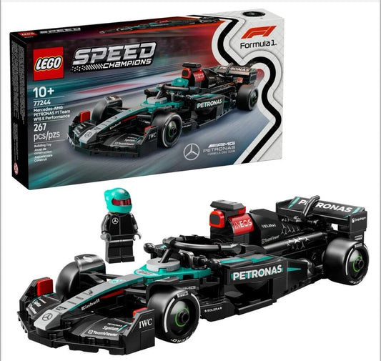 LEGO® Speed Champions 77244 Mercedes-AMG F1® W15 Race Car. Brand New Sealed!