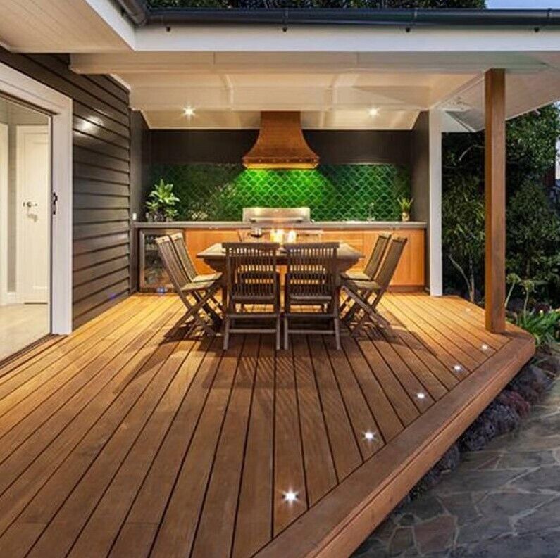 Mirabella Genio Smart WIFI RGB/White 6 LED 30mm Stainless Steel Deck Light Kit