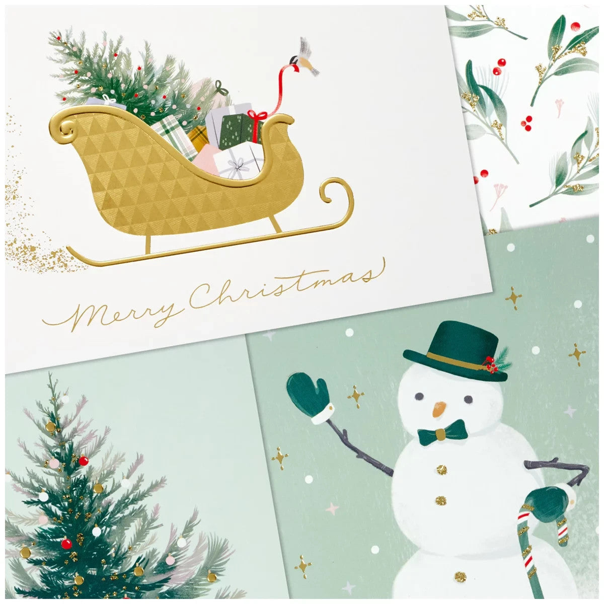 Hallmark Traditional Holiday Card Assortment 40 Pack - Classic Icons