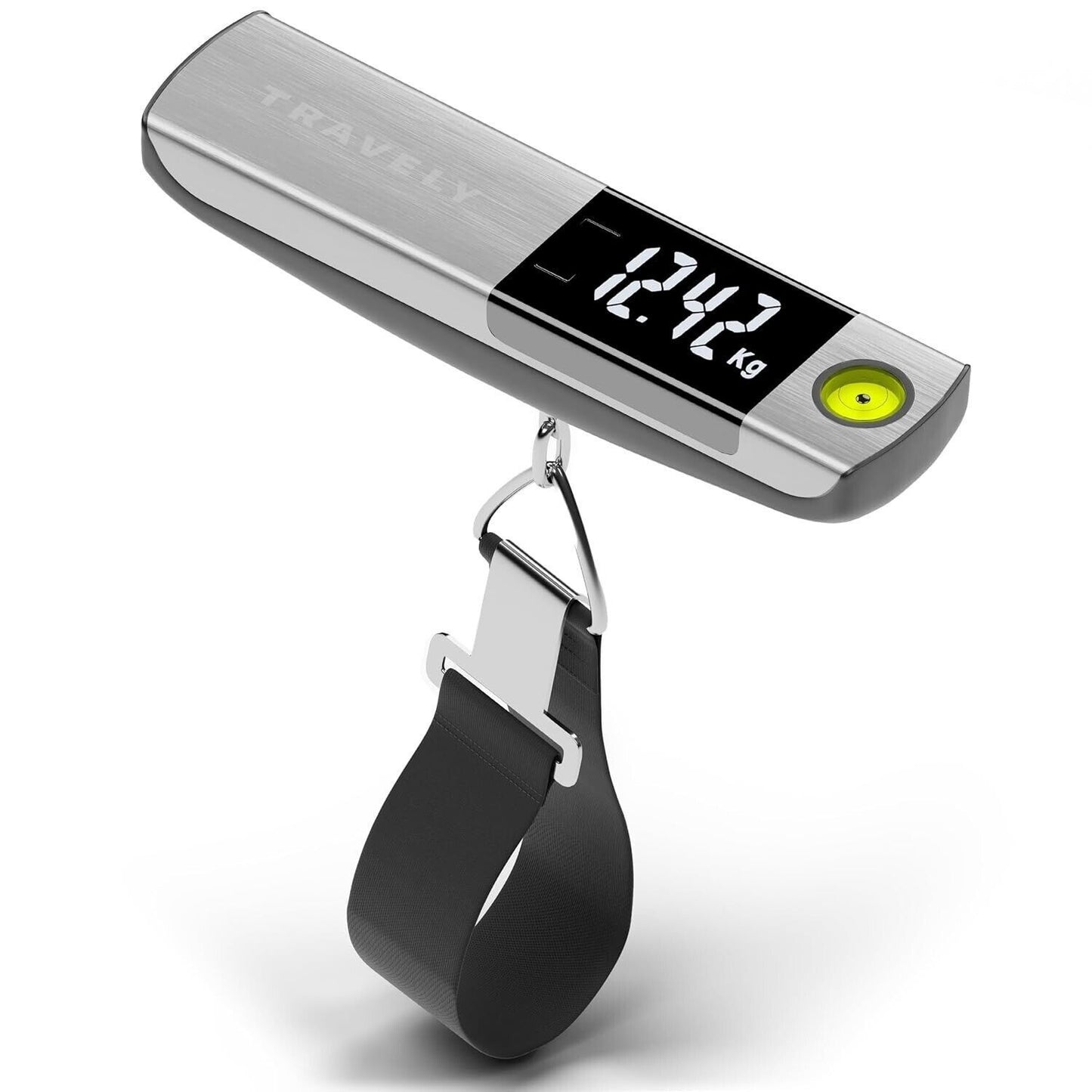 Electronic Portable Digital Luggage Scale 50K Travel Tape Measure Built-in Level