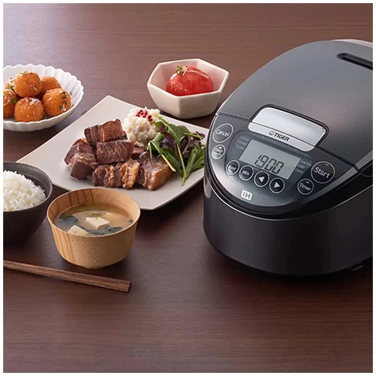 Tiger 5.5 Cup IH Rice Cooker - Induction Heating Multifunctional Cooker JPWG10A