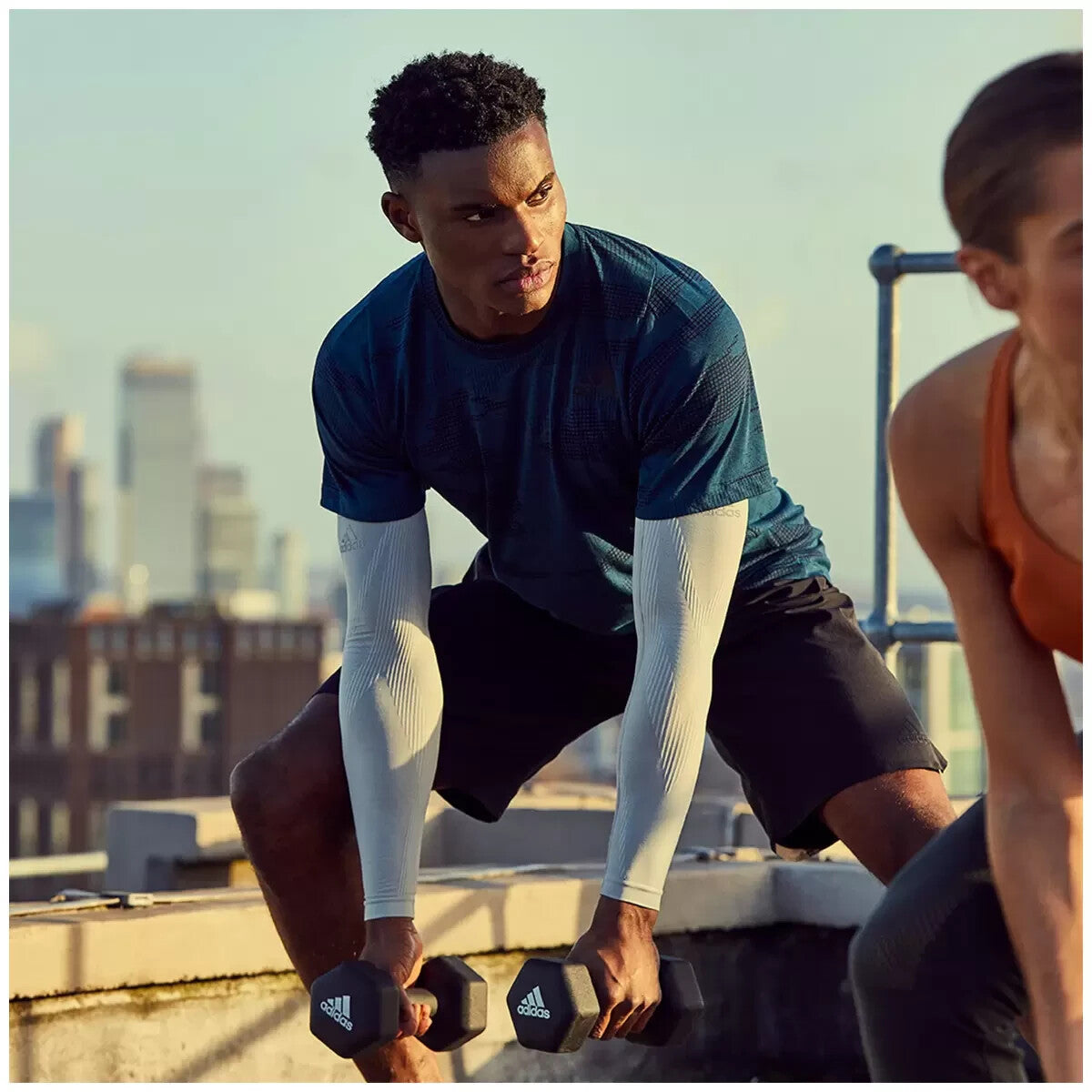 Adidas Dumbbells Weights Set Fitness Gym Workout Pair Of 1Kg ,2Kg, 3Kg, 4Kg, 5Kg