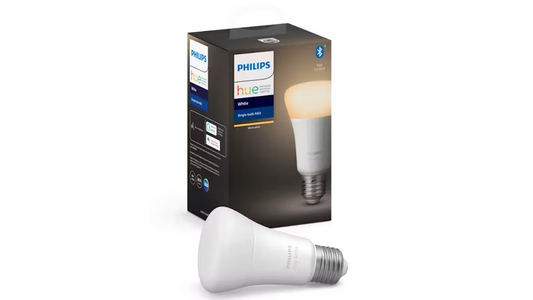 Philips Hue Warm White 2700K 9W A60 E27 Bulb with Bluetooth Zigbee App Control