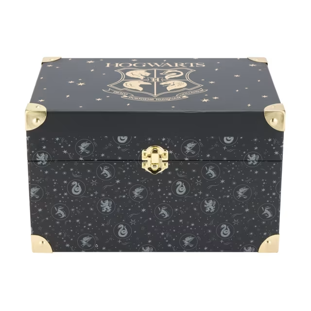 Licensed Harry Potter Hogwarts Chest Stationary Chest Novelty Quill Wand Pen