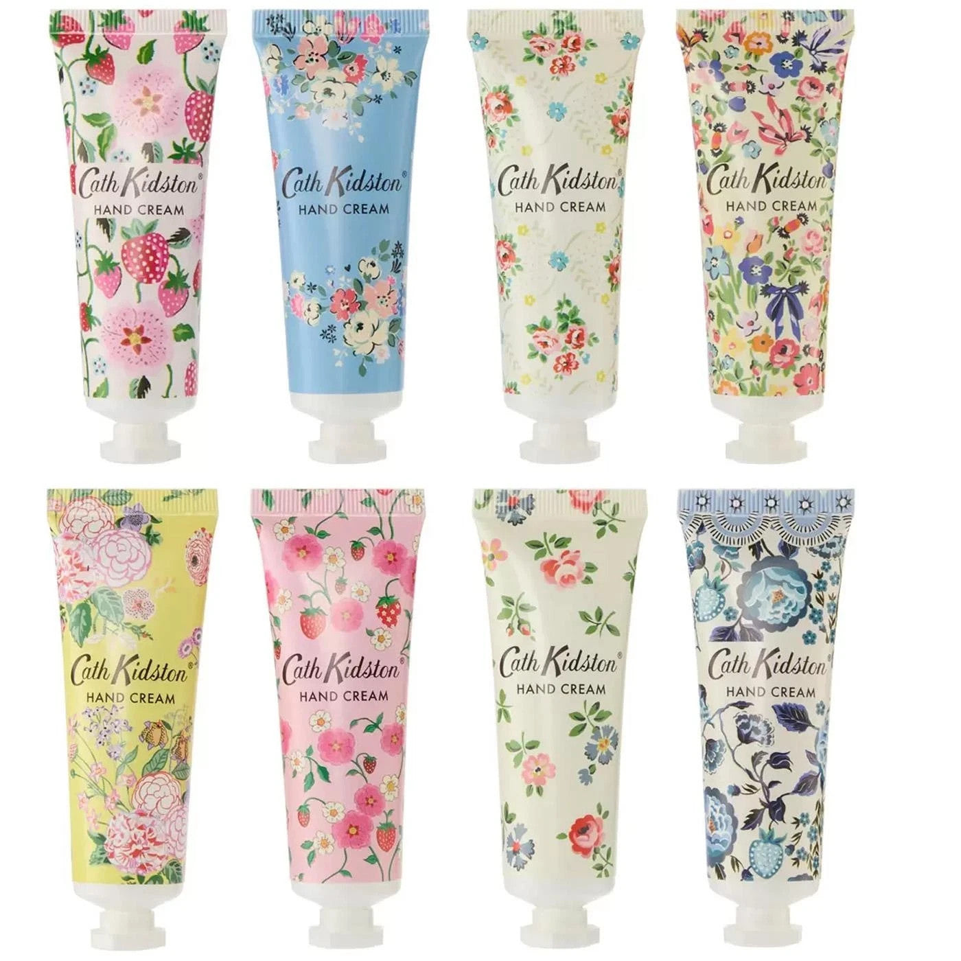 Cath Kidston LONDON Navy Carnation Hand Care Set 8 x 30ml Designed in England