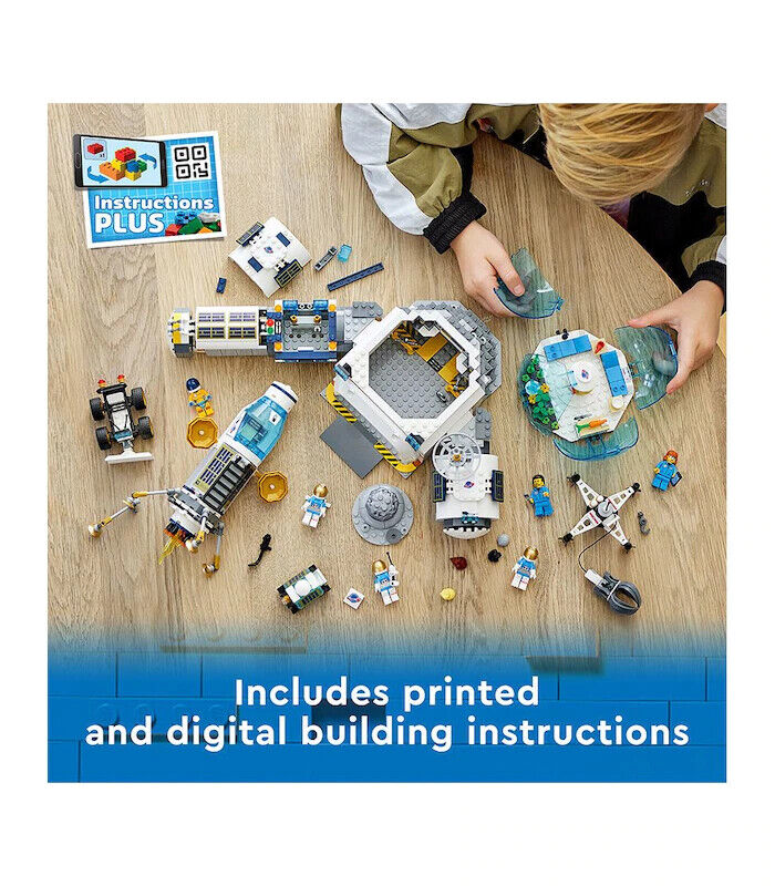 LEGO 60350 City Space Port Lunar Research Base Astronaut Brand New Sealed 