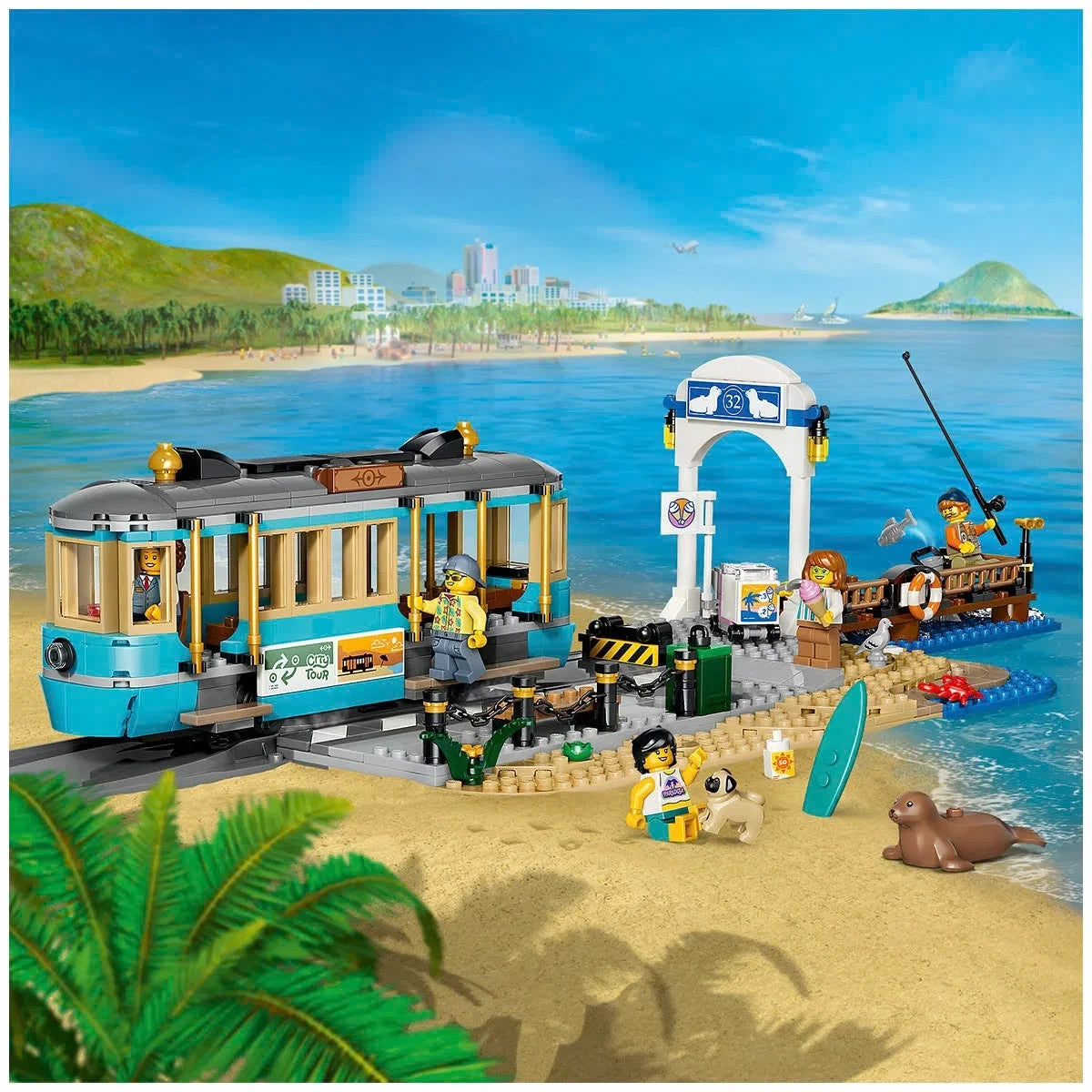 LEGO City Classic Beach Streetcar 60506 Brand New & Sealed